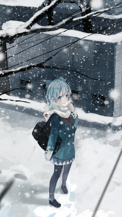 Anime Touhou, Cirno (Touhou), 1080x1920