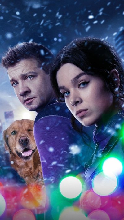 TV Show Hawkeye, Jeremy Renner, Kate Bishop, Hailee Steinfeld, Clint Barton, 1080x1920