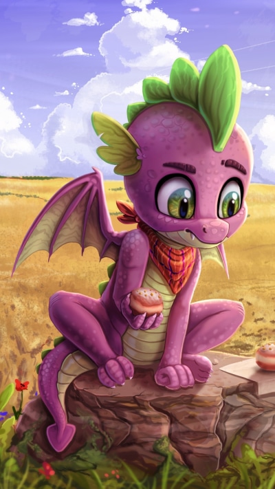 TV Show My Little Pony: Friendship is Magic, Dragon, Spike (My Little Pony), 1080x1920