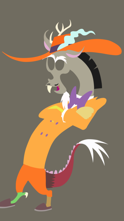 TV Show My Little Pony: Friendship is Magic, Minimalist, Discord (My Little Pony), 1080x1920