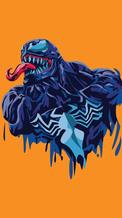 Comics Venom, Minimalist, 1080x1920