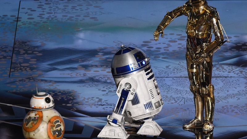 C-3PO, R2-D2, BB-8, Oscar 2016, Star Wars, Oscar