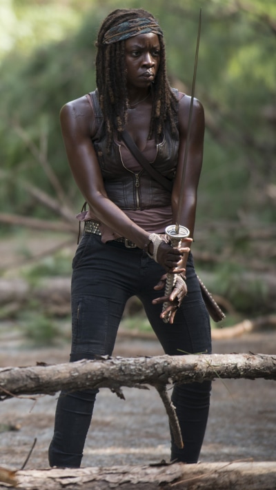 TV Show The Walking Dead, Danai Gurira, Michonne (The Walking Dead), 1080x1920
