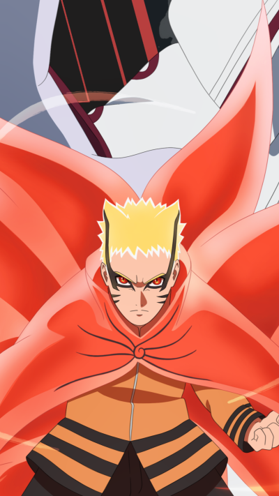 Anime Boruto, Naruto Uzumaki, Baryon Mode (Naruto), 1080x1920