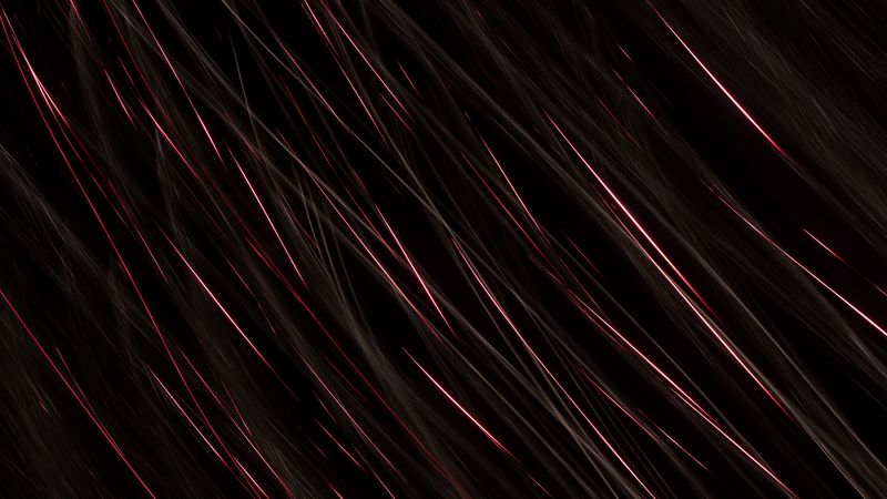 lines, oblique, glow, dark, red, black, 4k