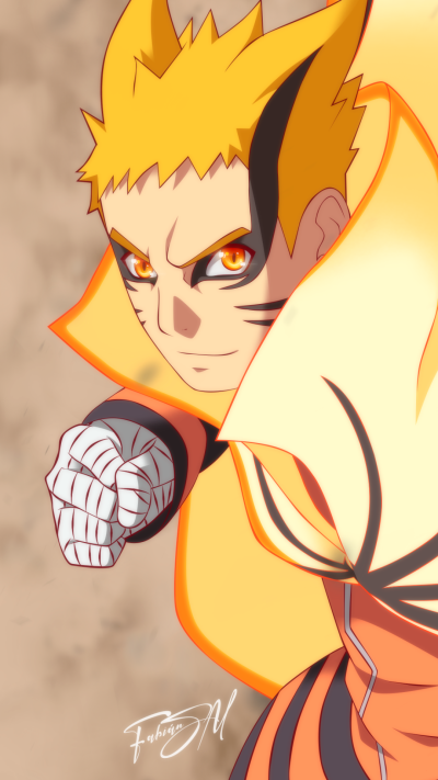 Anime Boruto, Baryon Mode (Naruto), Naruto Uzumaki, 1080x1920