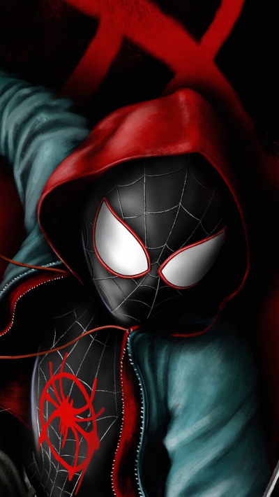 Movie Spider-Man: Into The Spider-Verse, Miles Morales, Spider-Man, 1080x1920