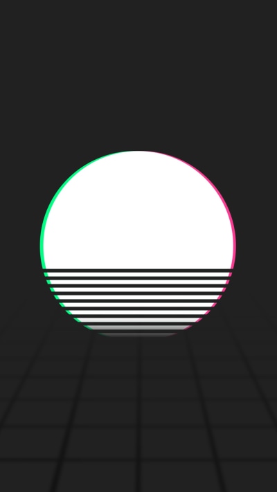 Artistic Sunset, Minimalist, 1080x1920