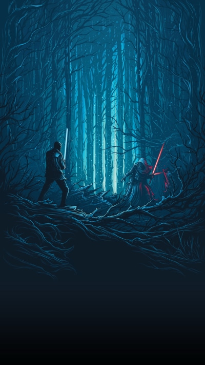 Movie Star Wars Episode VII: The Force Awakens, Kylo Ren, Captain Phasma, 1080x1920
