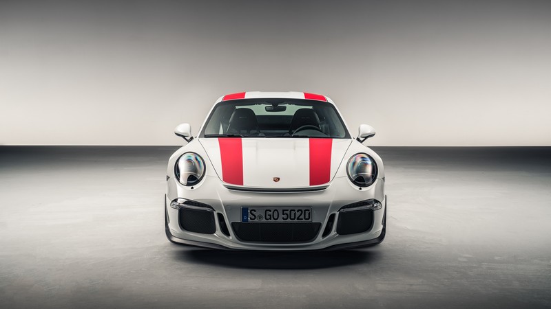 Porsche 911 R (991), Geneva Auto Show 2016, sport car, white