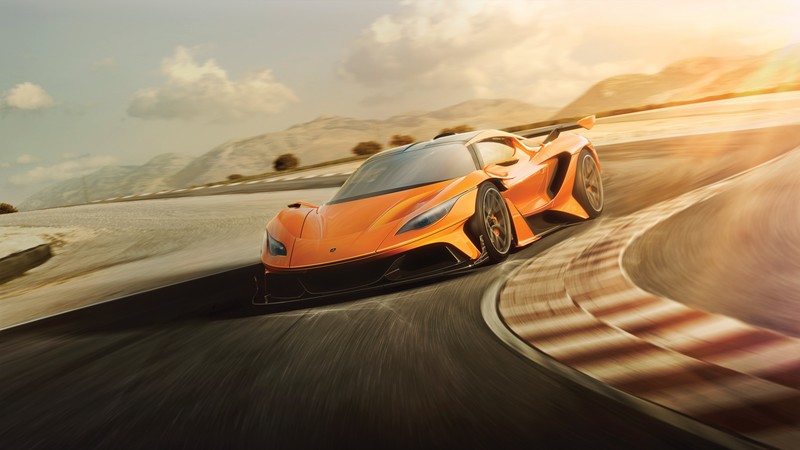 Apollo Arrow, Geneva Auto Show 2016, supercar, hypercar, speed, orange