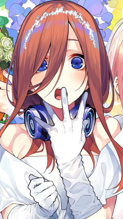 Anime The Quintessential Quintuplets, Miku Nakano, 1080x1920