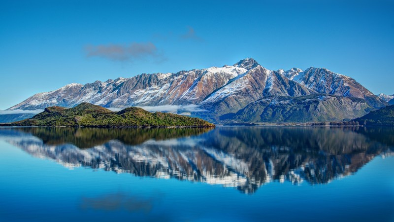 New Zealand, Mountain, 4k, Lake, sea, water, sky, reflection, landscape