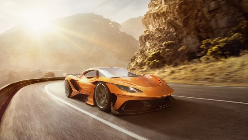 Apollo Arrow, Geneva Auto Show 2016, supercar, hypercar, speed, orange