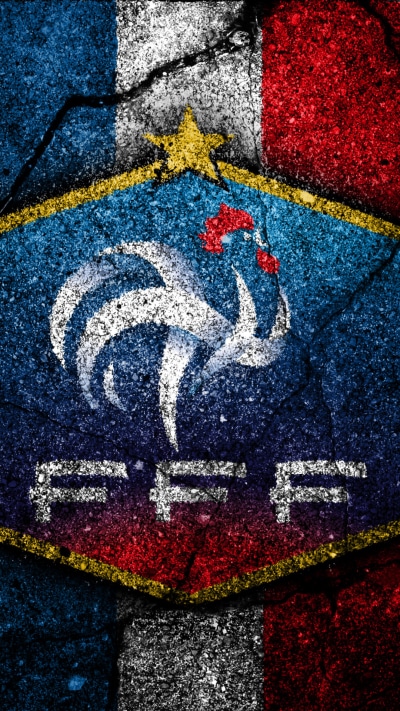 Sports France National Football Team, France, Logo, Soccer, Emblem, 1080x1920