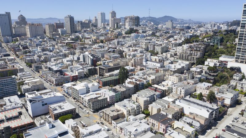city, buildings, roofs, architecture, usa, 4k