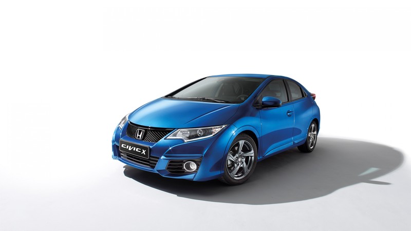 Honda Civic X Edition, Hatchback, Geneva Auto Show 2016, blue