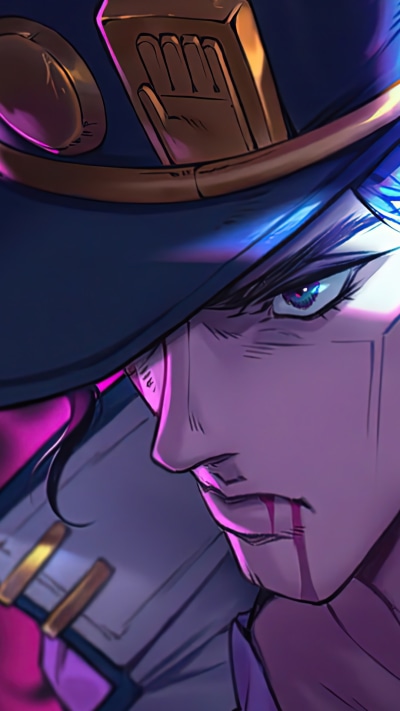 Anime Jojos Bizarre Adventure, Jotaro Kujo, 1080x1920