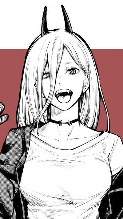 Anime Chainsaw Man, Power (Chainsaw Man), 1080x1920