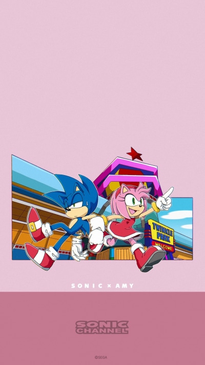 Video Game Sonic the Hedgehog, Sneakers, Boots, Sonic Channel, Amy Rose, 1080x1920