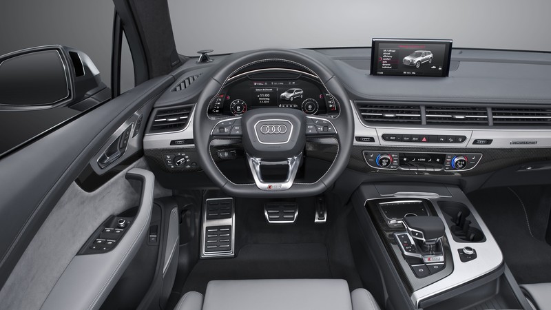 Audi SQ7 TDI, Geneva Auto Show 2016, crossover, interior