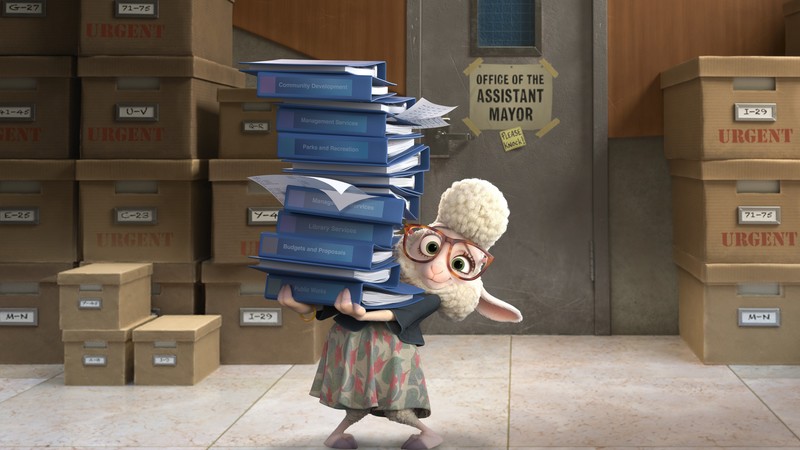 Zootopia, lamb Bellwether, Best Animation Movies of 2016, cartoon
