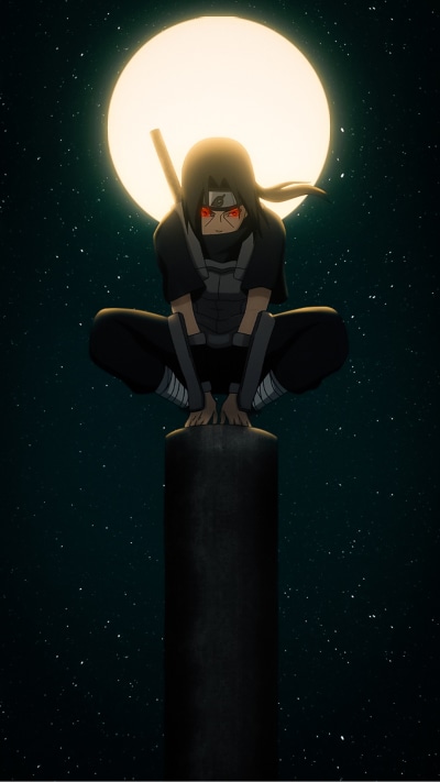 Anime Naruto, Sharingan (Naruto), Itachi Uchiha, 1080x1920
