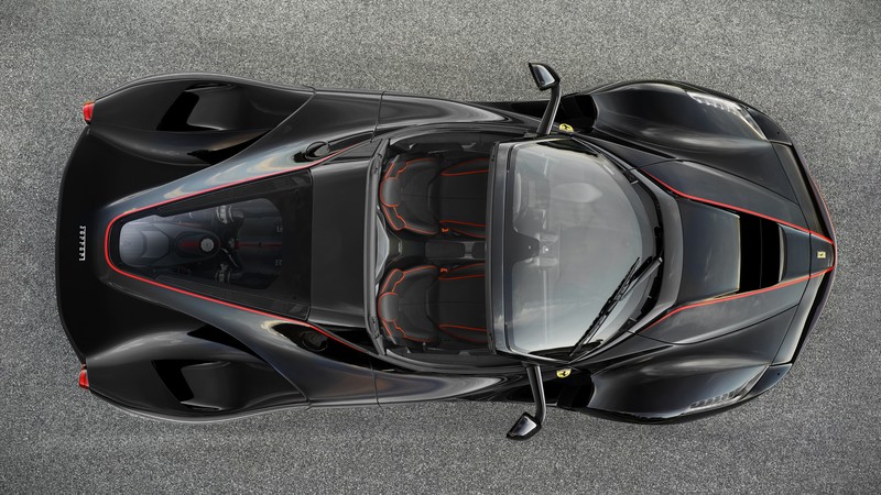LaFerrari Aperta, hypercar, black
