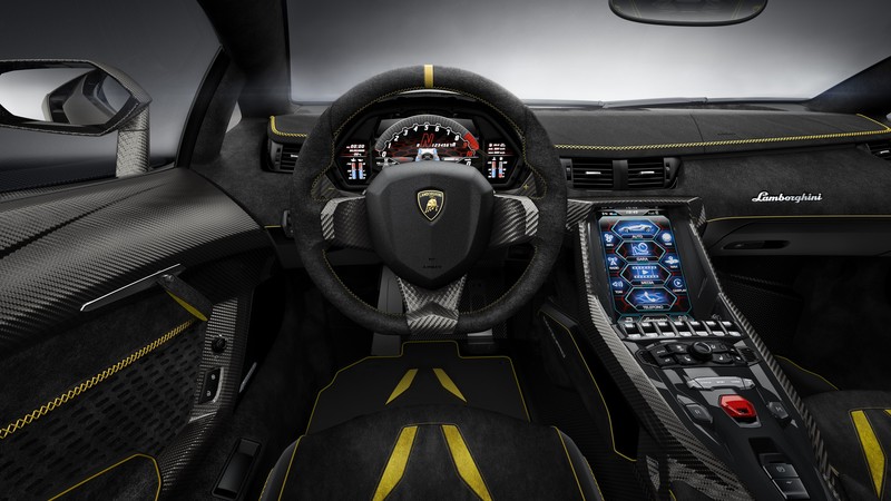 Lamborghini Centenario, Geneva Auto Show 2016, interior