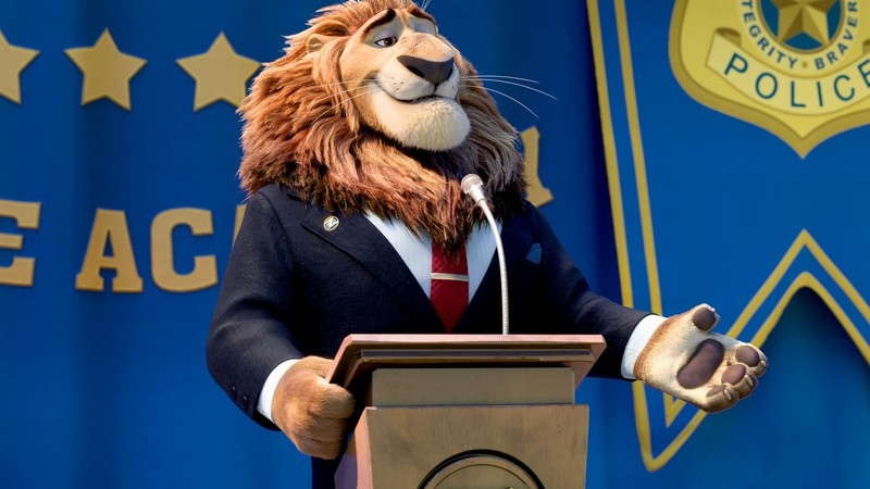 Zootopia, Mayor Lionheart, Lion, Best Animation Movies of 2016, cartoon