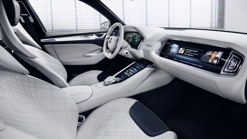 Skoda Vision S, Geneva Auto Show 2016, interior