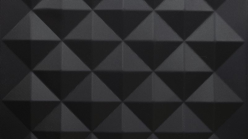 rhombus, figure, volume, gray, 4k