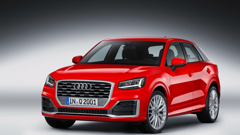 Audi Q2 TFSI quattro S, Geneva Auto Show 2016, crossover, red