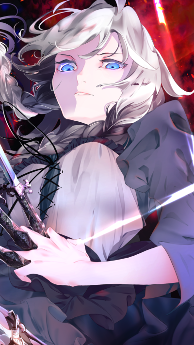 Anime Touhou, Sakuya Izayoi, 1080x1920