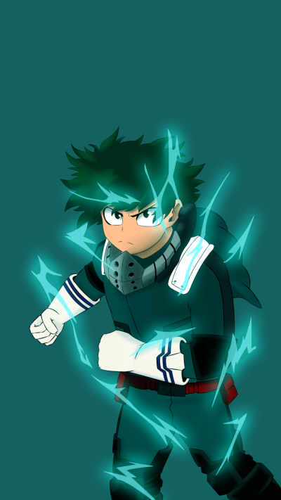 Anime My Hero Academia, Izuku Midoriya, 1080x1920