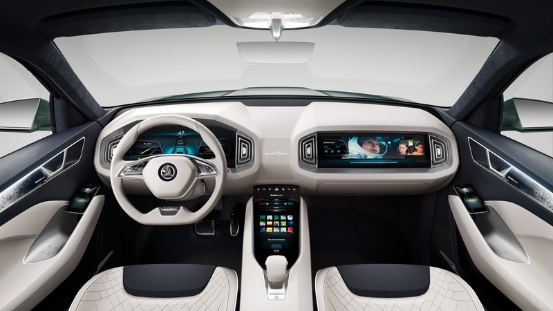 Skoda Vision S, Geneva Auto Show 2016, interior