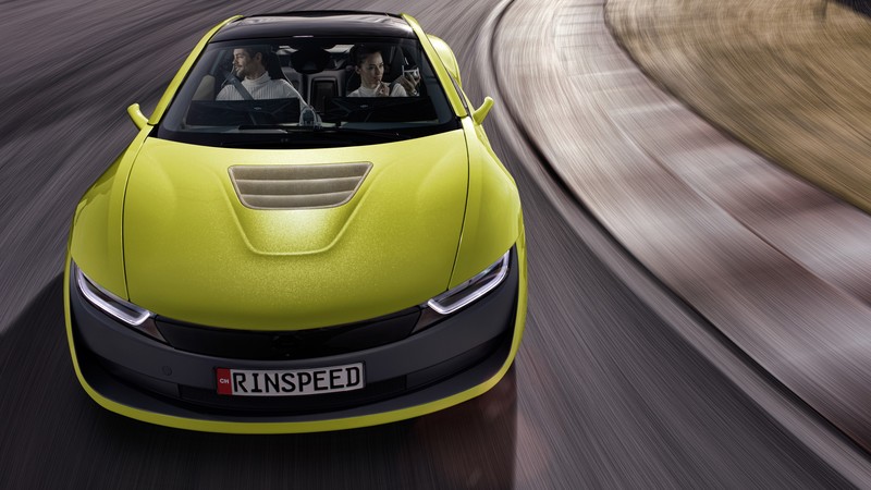 Rinspeed Etos, CES 2016, Electric Car, yellow