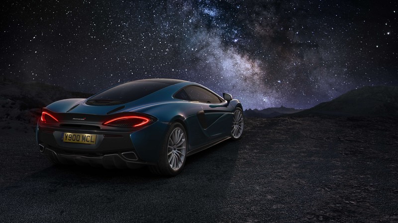 McLaren MSO P1, Geneva Auto Show 2016, starry sky, sports car