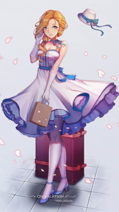 Anime Azur Lane, Hood (Azur Lane), 1080x1920