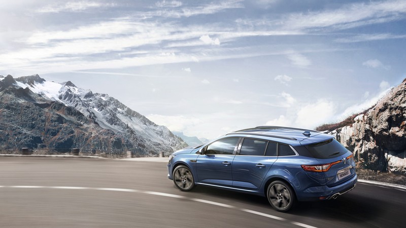 Renault Mégane Estate GT, Geneva Auto Show 2016, blue