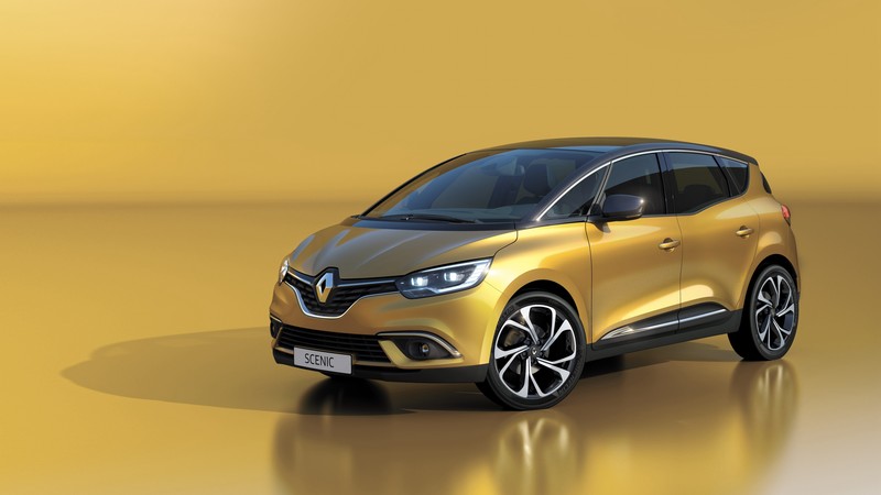 Renault Scenic, Geneva Auto Show 2016, minivan, gold