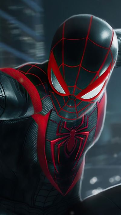Video Game Marvels Spider-Man: Miles Morales, Miles Morales, Spider-Man, 1080x1920