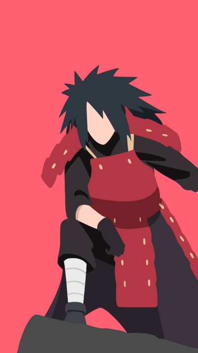 Anime Naruto, Madara Uchiha, Uchiha Clan, Black Hair, Minimalist, Naruto Shippuden Ultimate Ninja Storm 4, 1080x1920