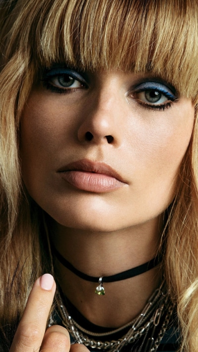 Celebrity Margot Robbie, Close-up, Blonde, Actress, Australian, Blue Eyes, 1080x1920