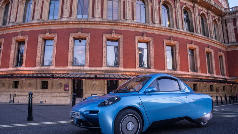 Riversimple Rasa, hydrogen-powered city car, hydrogen, blue