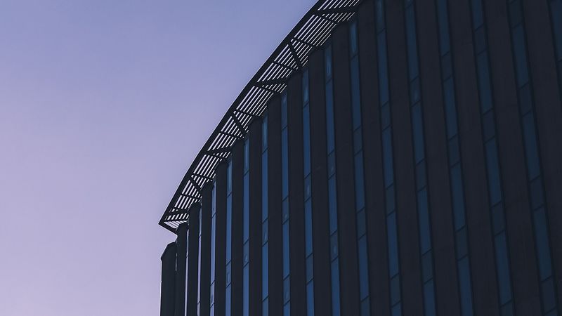 building, facade, minimalism, 4k