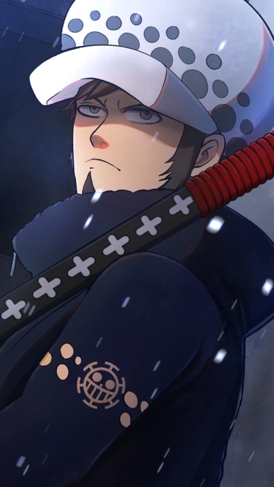 Anime One Piece, Trafalgar Law, 1080x1920