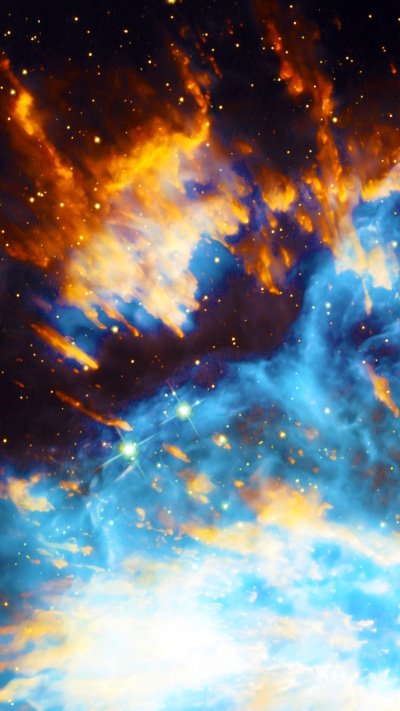 Sci Fi Nebula, Photoshop, Space, Stars, 1080x1920