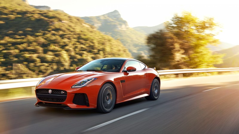 Jaguar F-Type SVR, Geneva Auto Show 2016, roadster, orange