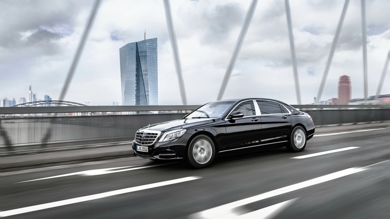 Mercedes-Maybach S 600 Guard, Geneva Auto Show 2016, VR10, sedan, black